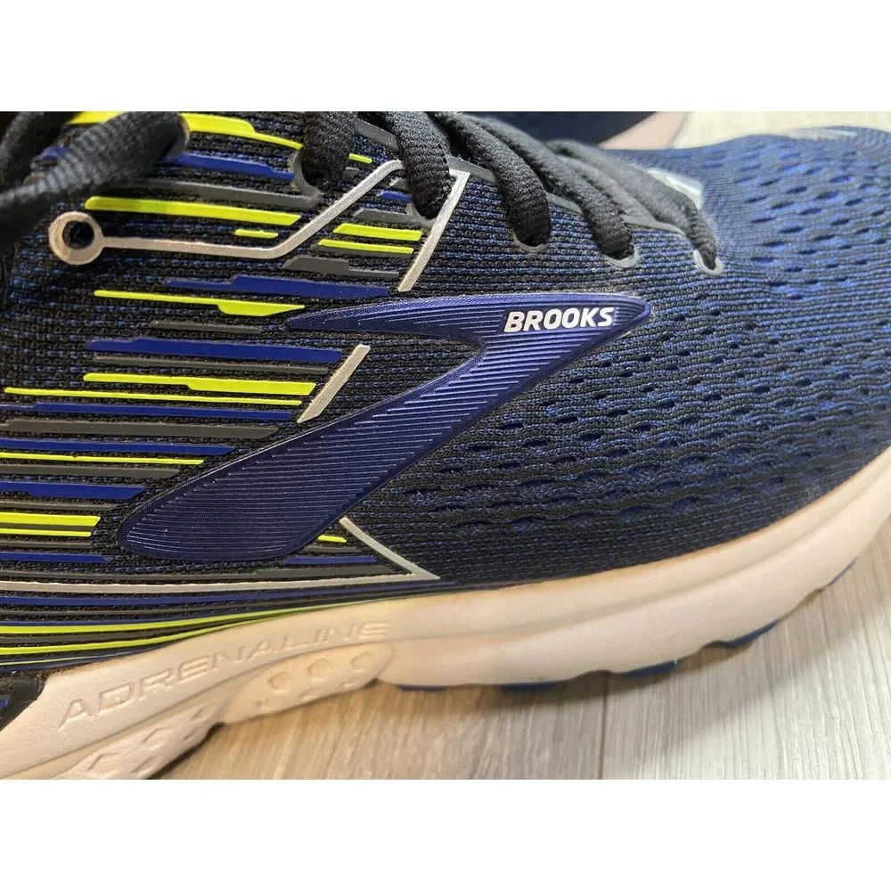 Brooks Shoes Men 9.5‎ Adrenaline GTS 19 Blue Run Athletic Sneaker 1102941D069